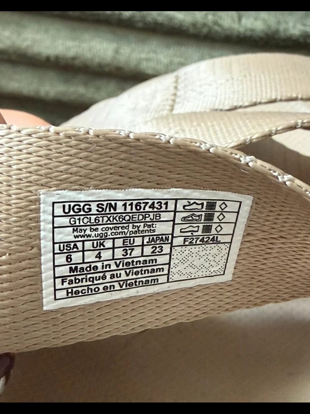 UGG Women's Platform Sandals in Beige